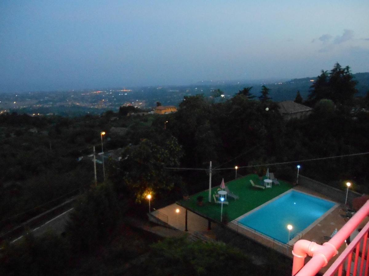 Al Villino Sunrise In Villa Con Piscina Ed Idromassaggio SantʼAlfio Kültér fotó